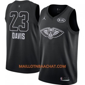 Maillot NBA New Orleans Pelicans Anthony Davis 23 2018 All-Star Jordan Brand Noir Swingman - Homme